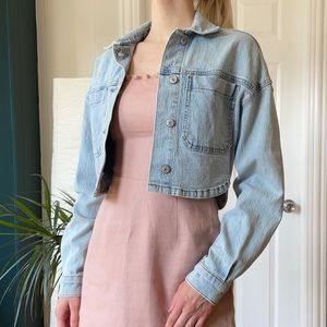 Abercrombie Cropped Jean Jacket